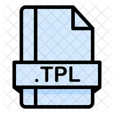 Archivo tpl  Icono