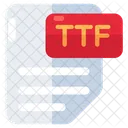 Archivo ttf  Icono