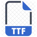 Archivo ttf  Icono