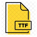 Archivo ttf  Icono