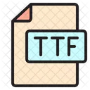 Archivo ttf  Icono