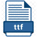 Ttf Archivo Formato Icono