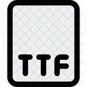 Archivo Ttf Icono