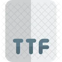 Archivo ttf  Icon