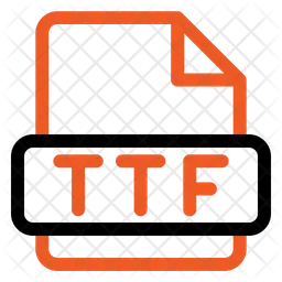 Archivo ttf  Icono