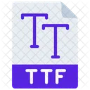 Archivo ttf  Icono