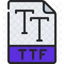 Archivo ttf  Icono