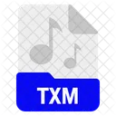 Txm Archivo Formato Icono