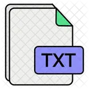 Archivo Txt Archivo Txt Icono