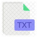 Archivo Txt Archivo Txt Icono