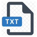 Archivo Formato Txt Icon