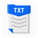 Archivo Txt Documento Icono