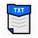 Archivo Txt Documento Icono