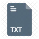 Txt Formato Archivo Icono