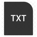 Txt Archivo Extension Icono