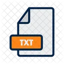 Txt Archivo Formato Icono