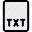 Archivo Txt Archivo Txt Icono