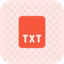 Archivo Txt Archivo Txt Icono