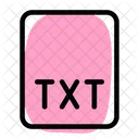 Archivo Txt Archivo Txt Icono