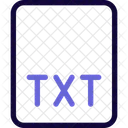 Archivo Txt Archivo Txt Icono