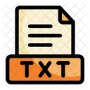 Txt Archivo Formato Icon