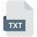 Txt Extension Nombre De Archivo Icono