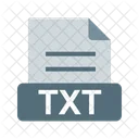 Texto Archivo Extension Icon