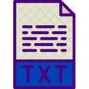 Archivo de texto  Icono