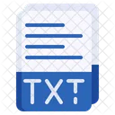 Archivo Txt Archivo Txt Icono