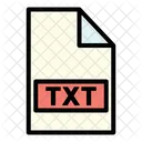 Archivo Txt Txt Verificar Icono