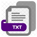 Archivo Txt Txt Codificacion Icono