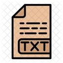 Archivo de texto  Icono