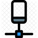 Archivo Una Red Red De Archivos Conexion De Archivos Icono