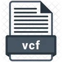 Vcf Archivo Formato Icon