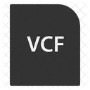 Vcf Archivo Extension Icono