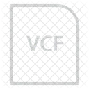 Vcf Extension Archivo Icono