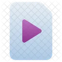 Archivo De Video Video Mov Icono