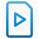 Archivo De Video Video Mp 4 Icono