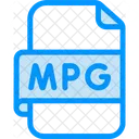 Archivo de vídeo mpeg  Icono