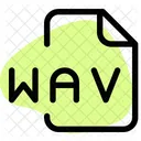 Archivo Wav Archivo De Audio Formato De Audio Icono