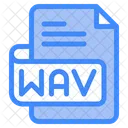 Wav Documento Archivo Icono