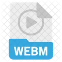 Archivo Webm Formato Icono