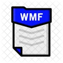 Archivo Wmf Documento Icono