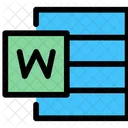 Archivo De Word Palabra Archivo Icon