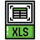 Archivo XLS  Icono