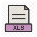 Xls Archivo Extension Icono