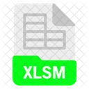 Xlsm Archivo Formato Icono