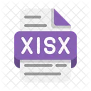 Archivo Xlsx Base De Datos Formato Icono