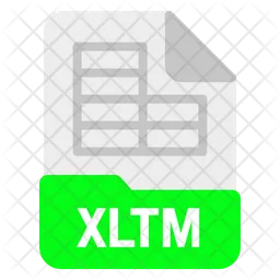 Archivo xltm  Icono