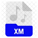 Xm Archivo Formato Icono